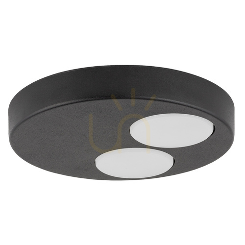 Prüfen Plafond Sigma BROS 2xGX53 schwarz Stahl 20 cm SKU 40831