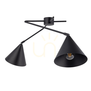 Plafond Sigma GALAXY 2xE27 schwarz bewegliche Jalousien 40937 small 0