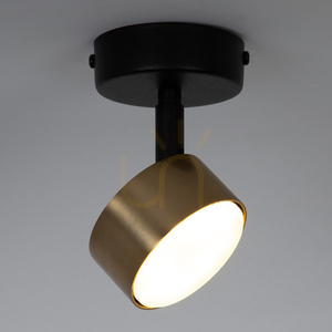 Plafond Sigma NEMO 1xGX53 schwarz gold gebürstet 41084 small 1