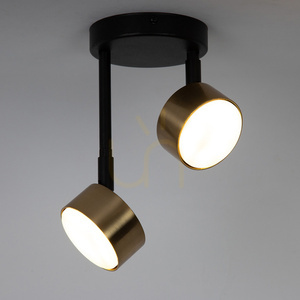 Plafond Sigma NEMO 2xGX53 schwarz/gold gebürstet SKU 41087 small 1