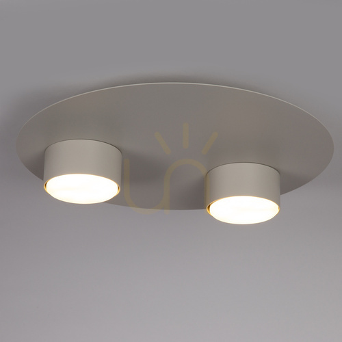 Prüfen Plafond Sigma STAR 2xGX53 grau-beige 33 cm 40912