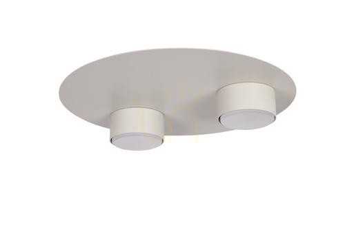 Prüfen Plafond Sigma STAR 2xGX53 grau-beige 33 cm 40912