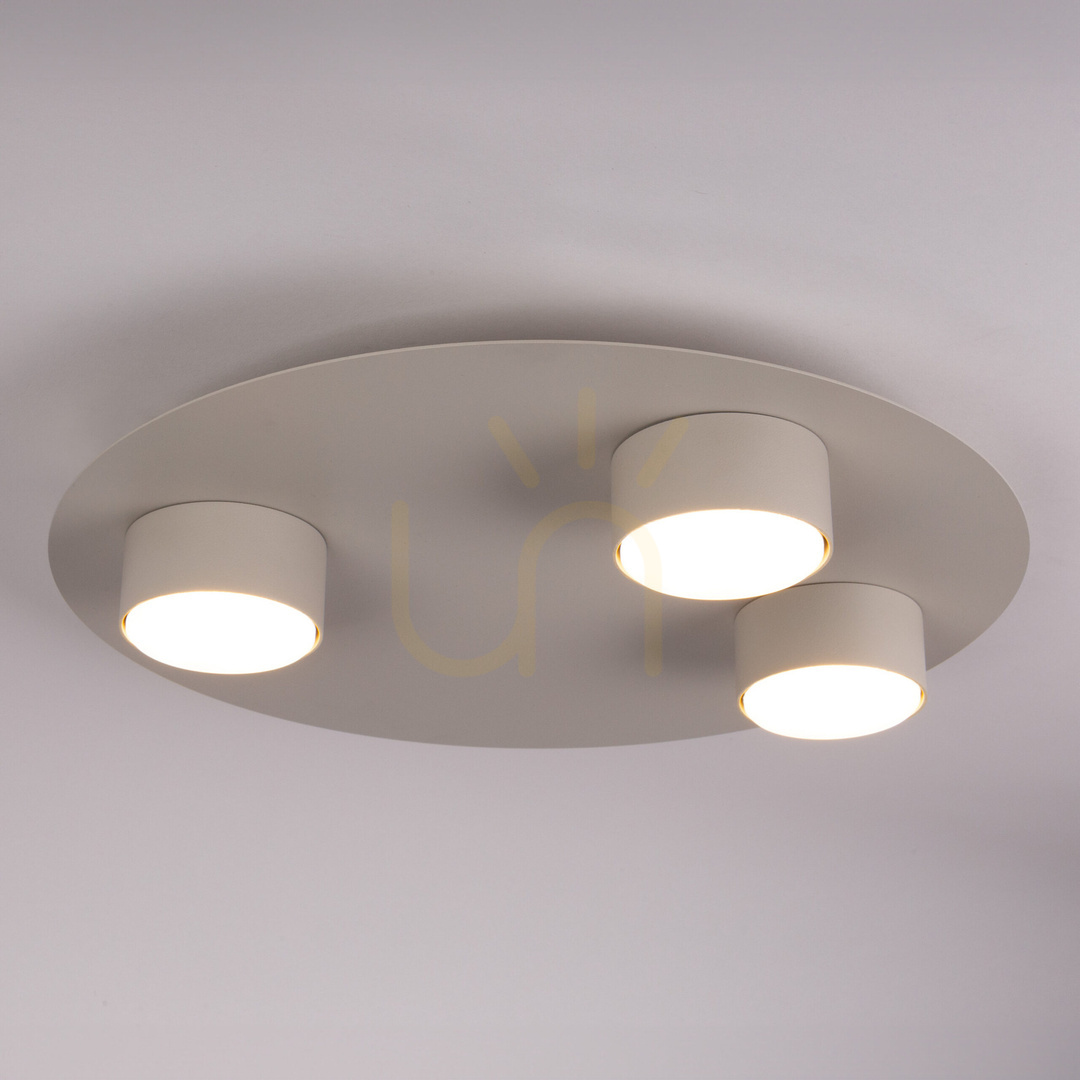 Aussicht Plafond Sigma STAR 3xGX53 grau-beige 40 cm 40913 Plafond Sigma STAR 3xGX53 grau-beige 40 cm 40913