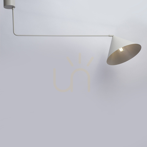 Prüfen Plafond Sigma MAGIC 1xE27 LED grau-beige Stahl 40933