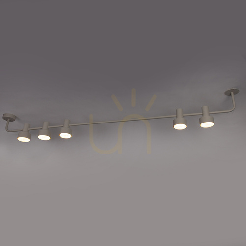 Prüfen Plafondleuchte Sigma MONA 5xGX53 grau-beige 159 cm, Stahl, SKU 40984