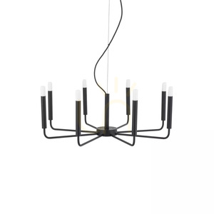 Nowodvorski ORTO 11460 Kronleuchter schwarz, 8 × E14, 73 cm small 5