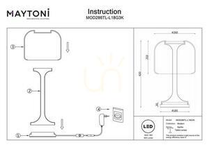 SPIRITO MOD286TL-L18G3K Tischleuchte Maytoni small 10