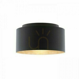 Lampenschirm, Double 55/30 Polycotton Schwarz/Weiß PVC Max lampshade. 23 W 1 Lampenschirm, Double 55/30 Polycotton Schwarz/Weiß PVC Max lampshade. 23 W small 1