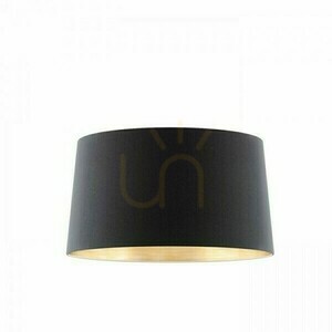 Schirm, Lampenschirm Aspro 55/30 Polycotton Schwarz/Weiß PVC Max. 23 W 1 Schirm, Lampenschirm Aspro 55/30 Polycotton Schwarz/Weiß PVC Max. 23 W small 1