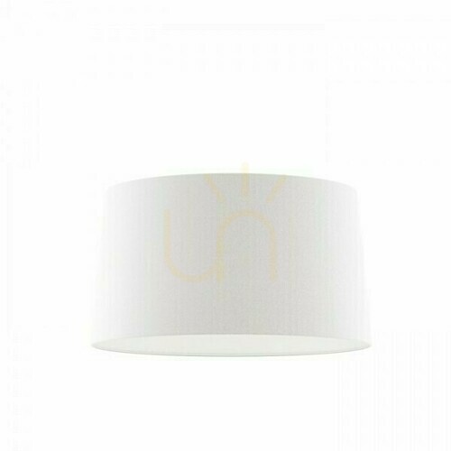 Prüfen Lampenschirm Rendl ASPRO 55/30, schwarzes Polycotton / weißes PVC, E27, max. 23 W