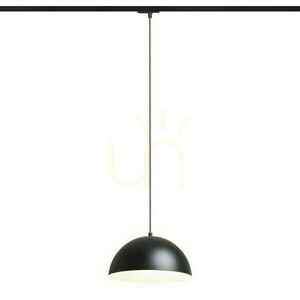 Gladys 30 To 1 Phase Pendelleuchte. Schiene Schwarz/Gold 230 V Led E27 15 W. small 1
