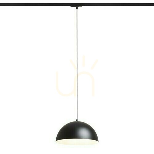 Prüfen Gladys 30 To 1 Phase Pendelleuchte. Schwarz/Weiß 230 V Led E27 15 W Schienen.