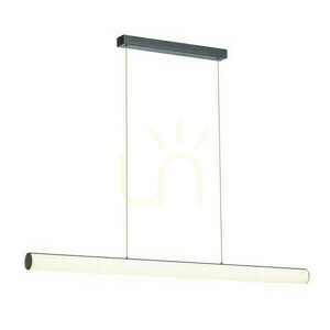 Rivier Led Pendelleuchte I Schwarz/Acryl Transparent 230 V 24 W 3000 K small 1