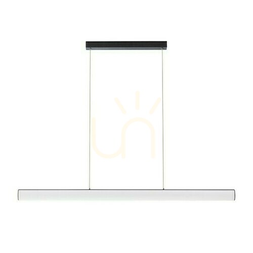 Prüfen Rivier Led Pendelleuchte I Schwarz/Acryl Transparent 230 V 24 W 3000 K