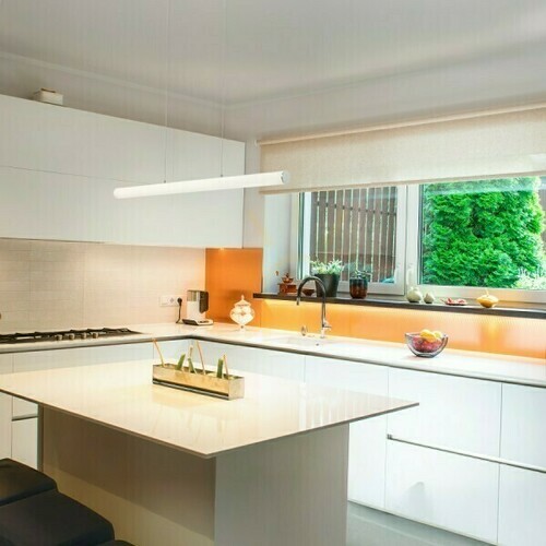 Prüfen Rivier Led Pendelleuchte I Chrom/Acryl Milk 230 V 24 W 3000 K.