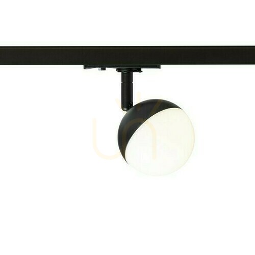 Prüfen Lyra Spotlight für 1 Phase. Rails Schwarz Milch Acryl 230 V Led 5 W 3000 K
