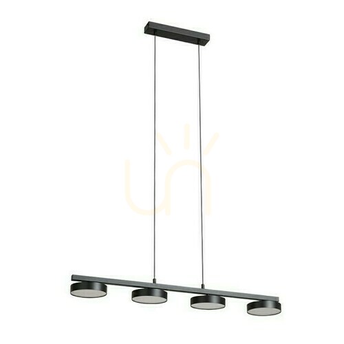 Prüfen Rendl ARETHA IV R14424 LED-Pendelleuchte in Schwarz, 4 × 12 W, 3000 K
