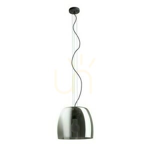Orlando 35 Pendelleuchte Getöntes Glas/Schwarz 230 V Led E27 24 W. 0 Orlando 35 Pendelleuchte Getöntes Glas/Schwarz 230 V Led E27 24 W. small 0