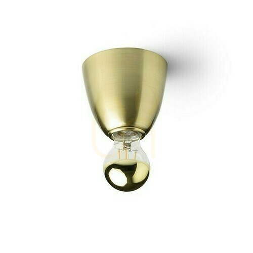 Prüfen Reach Ceiling Plafond Brushed Brass 230 V Led E27 11 W.