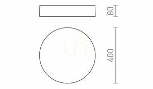 Rendl SOLIS 40 DIMM LED-Deckenleuchte schwarz 50 W 3000 K R14344 small 4