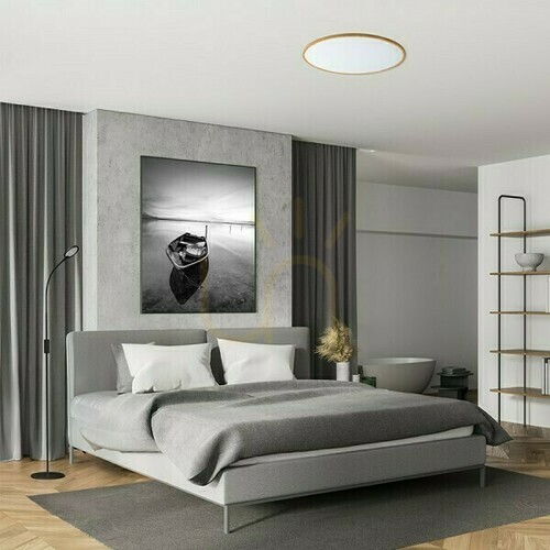 Prüfen Plafond Lana 60 Aufputz Farbe Buche/Kunststoff 230 V Led 50 W 3000 K 4000 6000