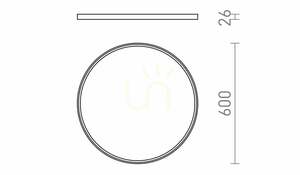 LED-Deckenleuchte Rendl LANA 60 R14299 – weiß, 60 cm, 50 W, 3000/4000/6000 K small 7