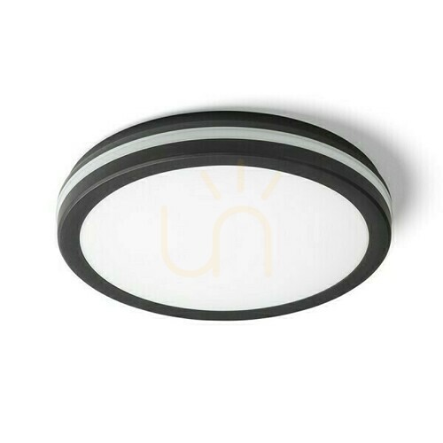 Prüfen Plafonds Outdoor Sono 30 Aufputz Schwarz Kunststoff 230 V Led W Ip65 3000 K 4000 6000