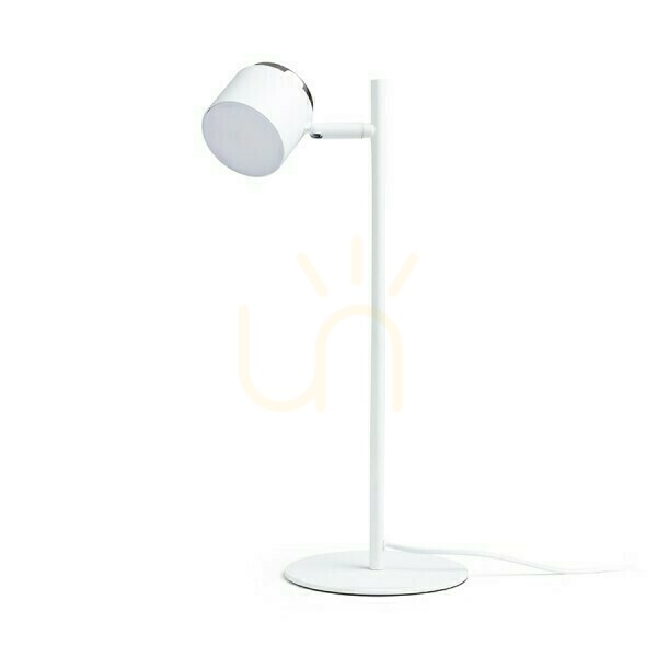 Aussicht Tischlampe Nova Weiß Chrom/Acryl Milch 230 V Led 4.2 W 3000 K Tischlampe Nova Weiß Chrom/Acryl Milch 230 V Led 4.2 W 3000 K
