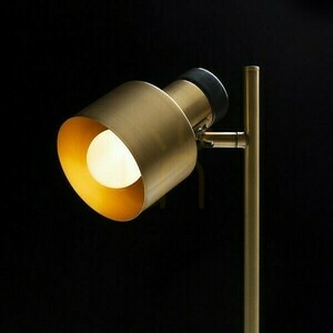 Divina Tischlampe Messing/Dekor Schwarz 230 V Led E27 5 W. 2 Divina Tischlampe Messing/Dekor Schwarz 230 V Led E27 5 W. small 2