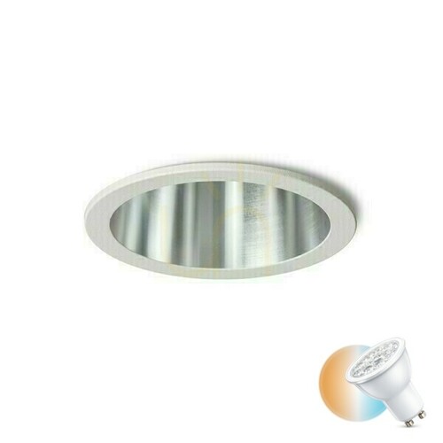 Prüfen Einbauleuchte ORCO Weiß/Aluminium 230 V GU10 max 9 W