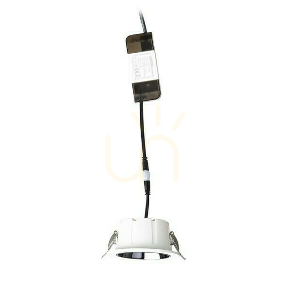 Vorschau Ansel Einbauleuchte Weiß Schwarz Chrom 230 V Led 12 W 60° 3000 K Ansel Einbauleuchte Weiß Schwarz Chrom 230 V Led 12 W 60° 3000 K