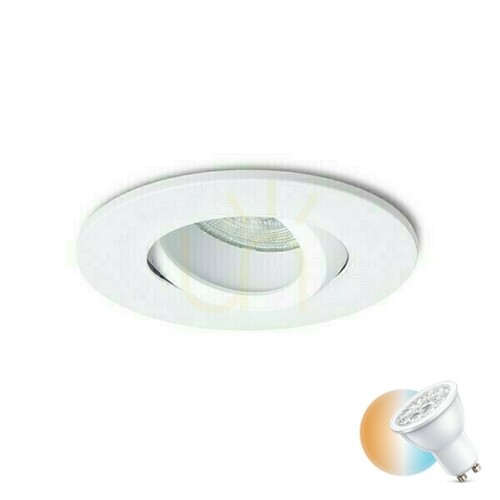 Prüfen Galo R Deckeneinbauobjektiv Weiß 230 V Led Gu10 9 W Ip65