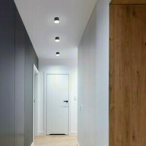 Downlight Mema Ceiling Schwarz Satin Acryl 230 V Led Gx53 7 W. small 3