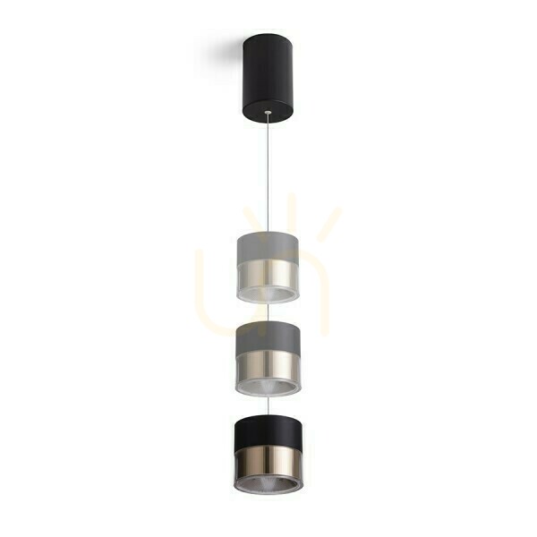 Vorschau Juniper Pendelleuchte mit verstellbarer Höhe Schwarz/Gold 230 V Led 15 W 30° 3000 K Juniper Pendelleuchte mit verstellbarer Höhe Schwarz/Gold 230 V Led 15 W 30° 3000 K