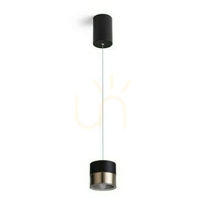 Juniper Pendelleuchte mit verstellbarer Höhe Schwarz/Gold 230 V Led 15 W 30° 3000 K 4 Juniper Pendelleuchte mit verstellbarer Höhe Schwarz/Gold 230 V Led 15 W 30° 3000 K small 4