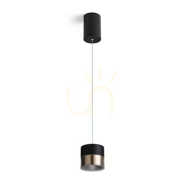 Zeige Juniper Pendelleuchte mit verstellbarer Höhe Schwarz/Gold 230 V Led 15 W 30° 3000 K Juniper Pendelleuchte mit verstellbarer Höhe Schwarz/Gold 230 V Led 15 W 30° 3000 K