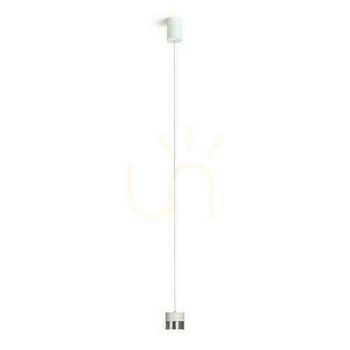 Prüfen Juniper Pendelleuchte mit Höhenverstellung Weiß Chrom 230 V Led 15 W 30° 3000 K