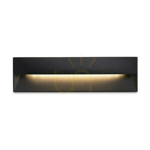 Prüfen Außeneinbauleuchte Rep 18 Schwarz 230 V Led 6 W 90° Ip65 3000 K