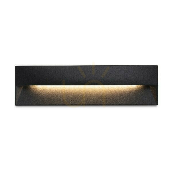 Prüfen Außeneinbauleuchte Rep 18 Schwarz 230 V Led 6 W 90° Ip65 3000 K Außeneinbauleuchte Rep 18 Schwarz 230 V Led 6 W 90° Ip65 3000 K