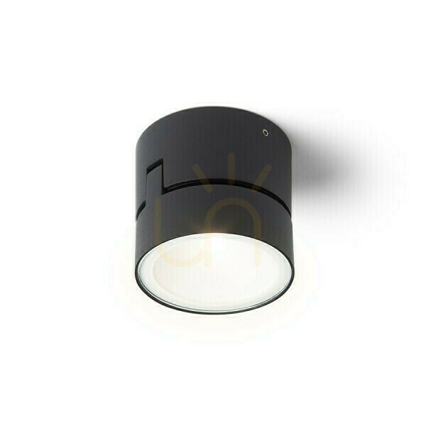 Anzeige Wandleuchte Flavio R Anbau Schwarz 230 V Led 6 W 110° Ip54 3000 K Wandleuchte Flavio R Anbau Schwarz 230 V Led 6 W 110° Ip54 3000 K
