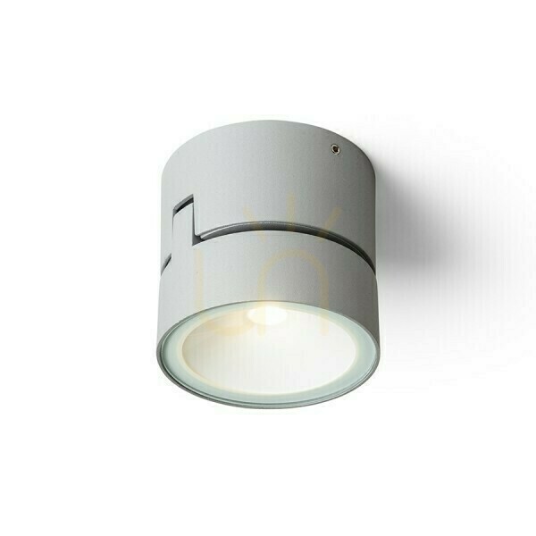 Aussicht Wandleuchte Flavio R Aufputz Licht Grau 230 V Led 6 W 110° ip54 3000 K Wandleuchte Flavio R Aufputz Licht Grau 230 V Led 6 W 110° ip54 3000 K