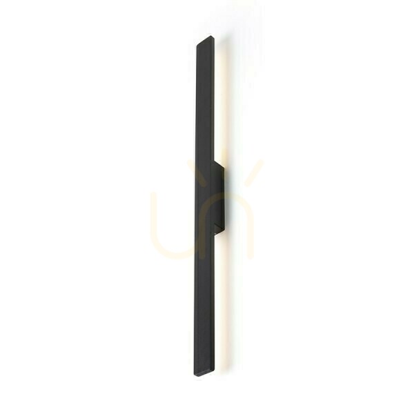 Prüfen Wandleuchte Bonarea 104 Wandleuchte Schwarz Satin Acryl 230 V Led 18 W 120° Ip54 3000 K Wandleuchte Bonarea 104 Wandleuchte Schwarz Satin Acryl 230 V Led 18 W 120° Ip54 3000 K
