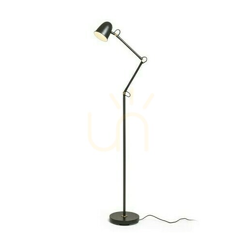 Prüfen Danny Stehlampe Schwarz Messing 230 V Led E14 5 W.