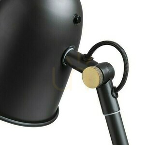 Danny Tischlampe Schwarz Messing 230 V Led E14 5 W. small 4
