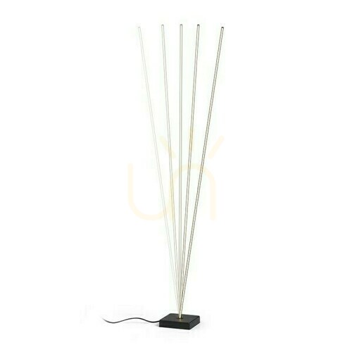 Prüfen Anemona 120 Stehlampe Schwarz 230 V Led 15 W 3000 K