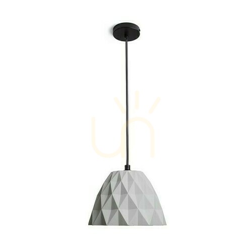 Prüfen Pendelleuchte NAPLES aus Beton geometrisch Ø19,8 cm E27 Rendl R14183