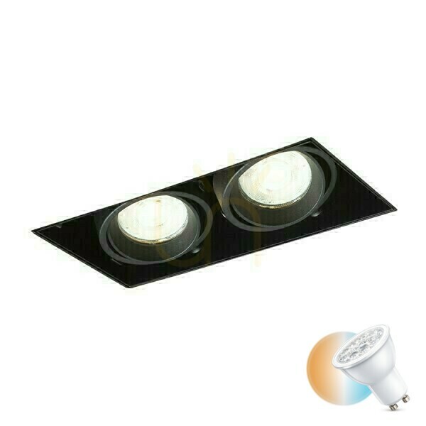 Prüfen Electra Ii Gu10 Rahmenlose Einbauleuchte Schwarz 230 V Led 8 W. Electra Ii Gu10 Rahmenlose Einbauleuchte Schwarz 230 V Led 8 W.