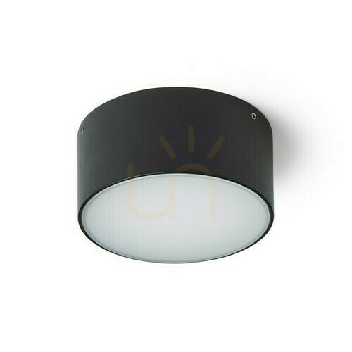 Prüfen Außenplafonds Larisa Out 12 Aufputz Schwarz 230 V Led 10 W Ip65 3000 K 4000 5700