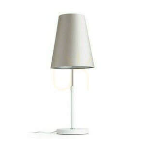 Emmett Lampenschirm Accessory Table Stand Weiß Chrom 230 V Led E27 15 W. small 3