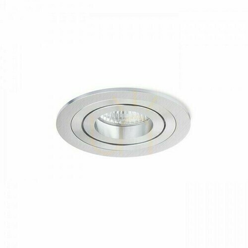 Prüfen Rendl PASADENA GU10 R Einbauleuchte, gebürstetes Aluminium, 230 V, 7 W
